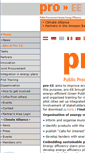 Mobile Screenshot of pro-ee.eu