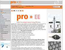Tablet Screenshot of pro-ee.eu